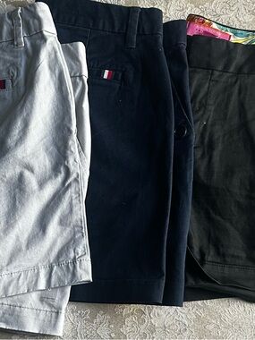 Three Shorts - NWT-Tommy Hilfiger and banana republic - Light Gray, Navy & Black